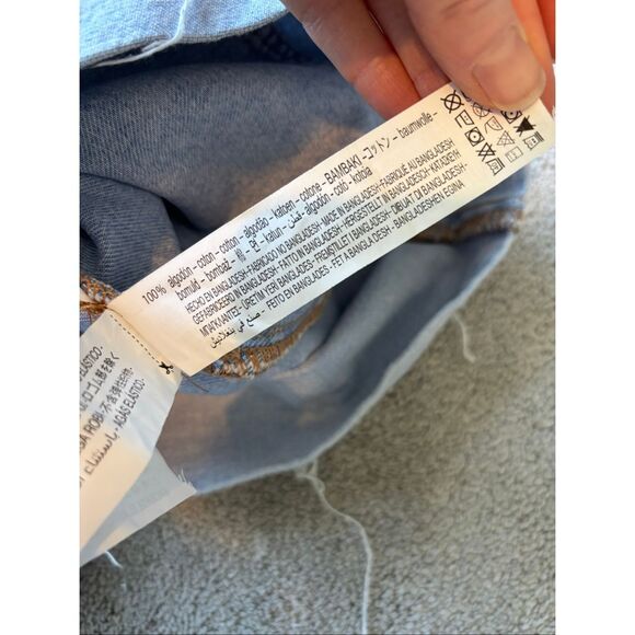NWOT Zara short sleeve denim romper, Small $69 B2 - Picture 6 of 9